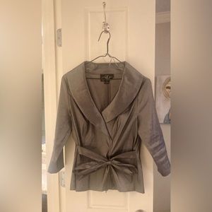 Portrait collar evening top